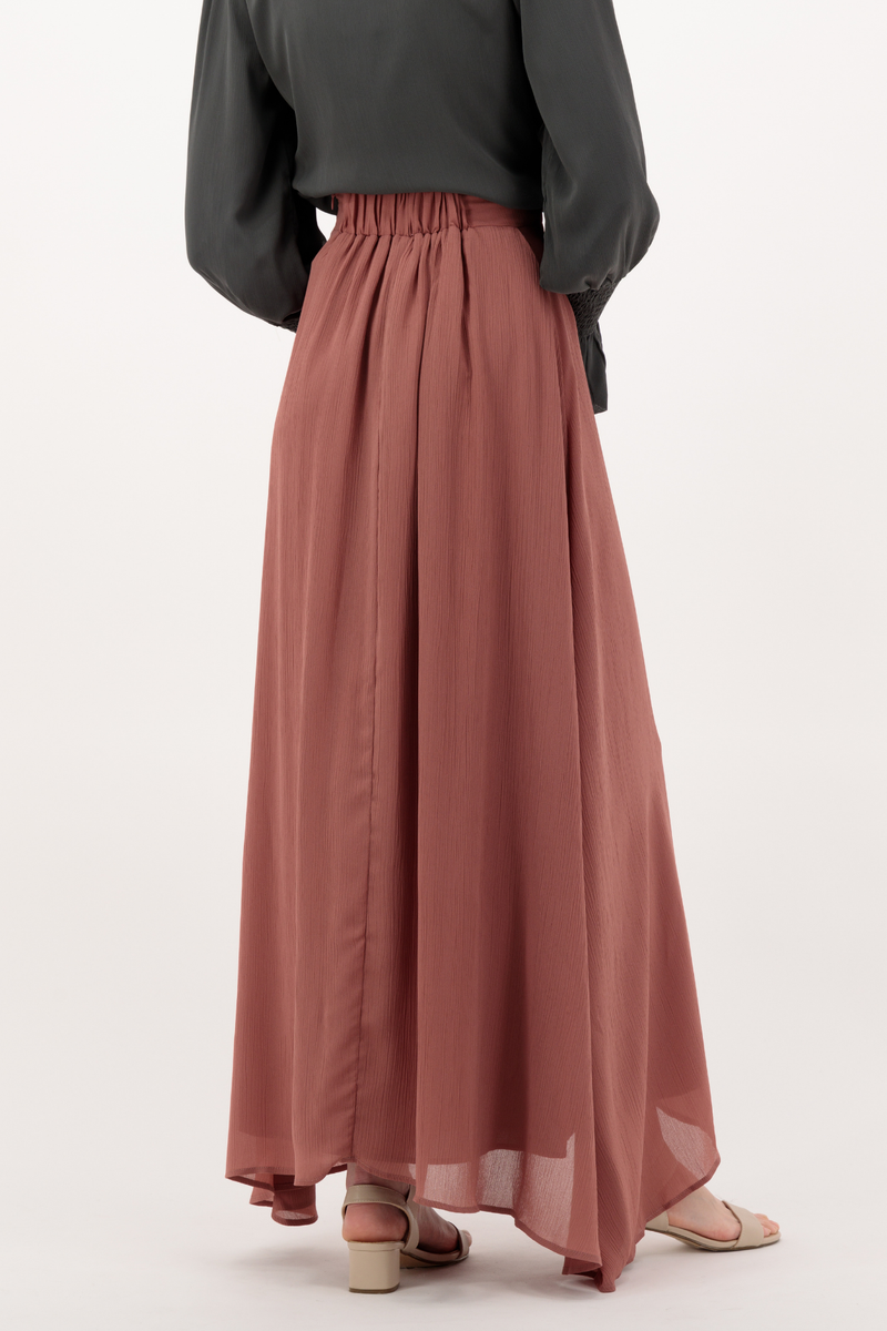 Summer Classic Maxi Chiffon Skirt - Pink