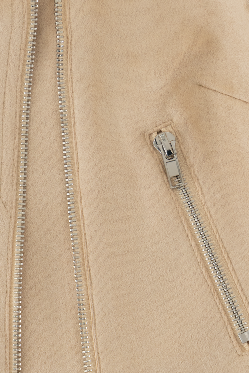 High Quality Suede Jacket - Beige