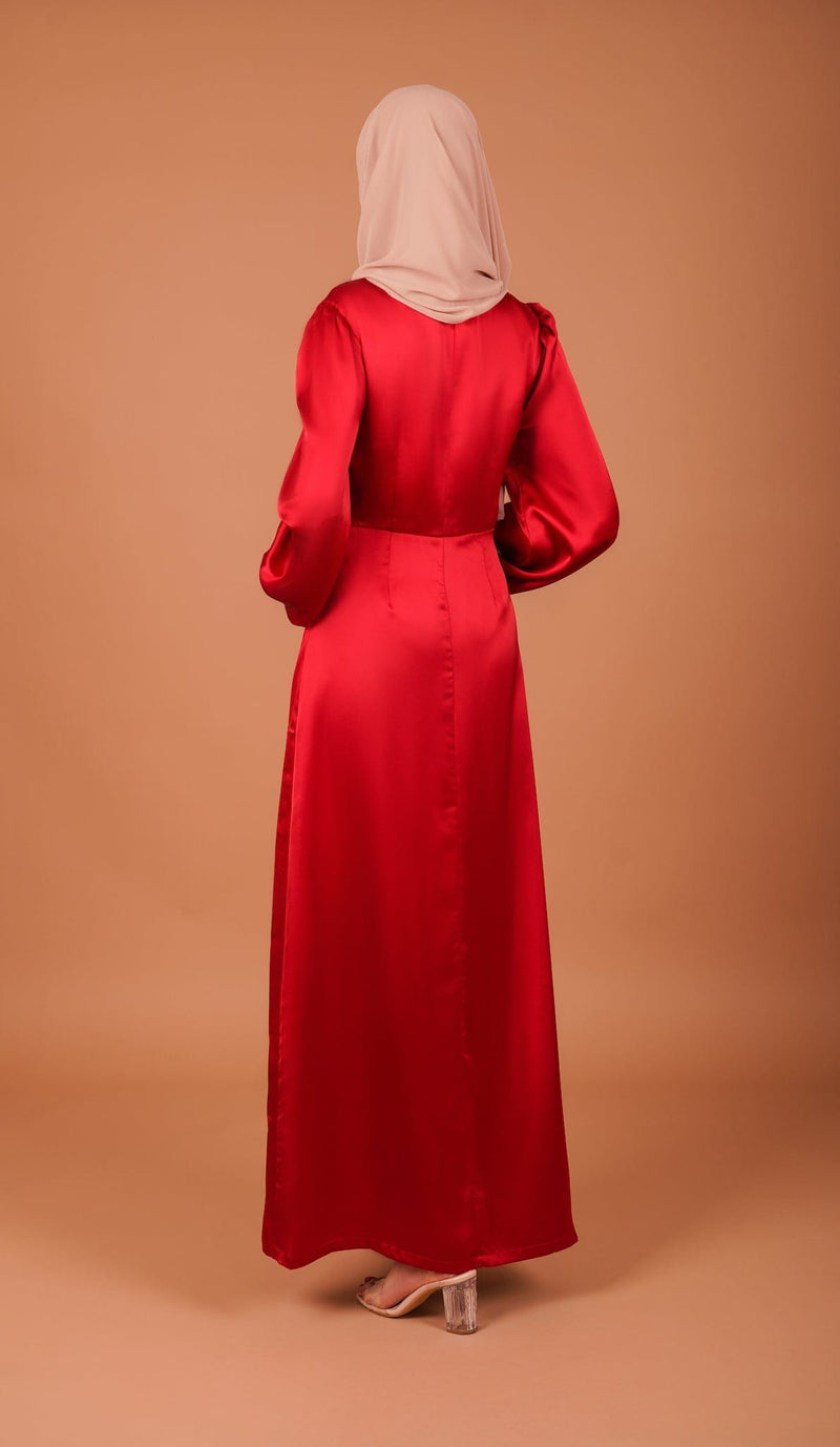 Chamomel Dresses Satin Classy Evening  Dress