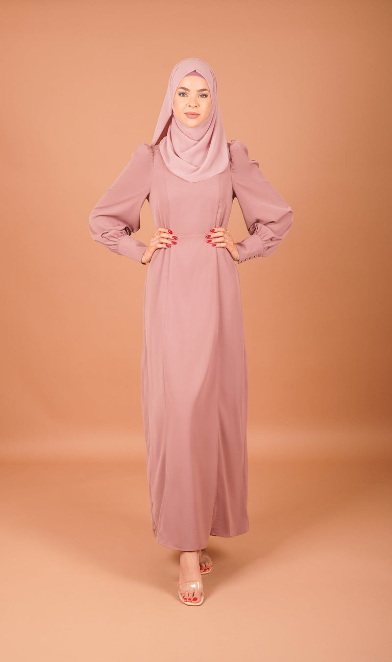 Chamomel Dresses XS / pink Classic Crepe Modest Dress